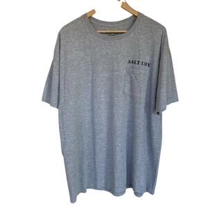 Salt Life Gray Mahi Brew Short Sleeve T-Shirt - XL